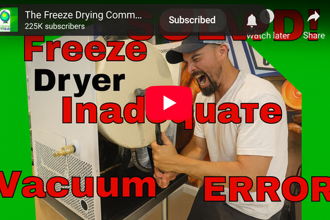 Troubleshooting a Vacuum Error From Easiest to More Difficult