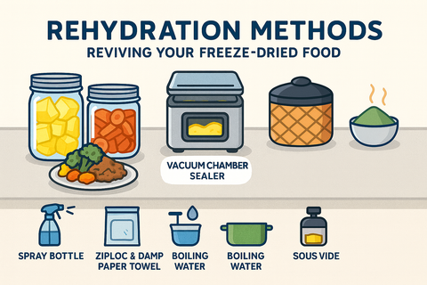 Rehydration Methods-Reviving Your Freeze Dried Food