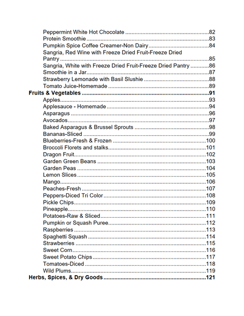 The Original Freeze Drying Cookbook - From Fresh to Forever