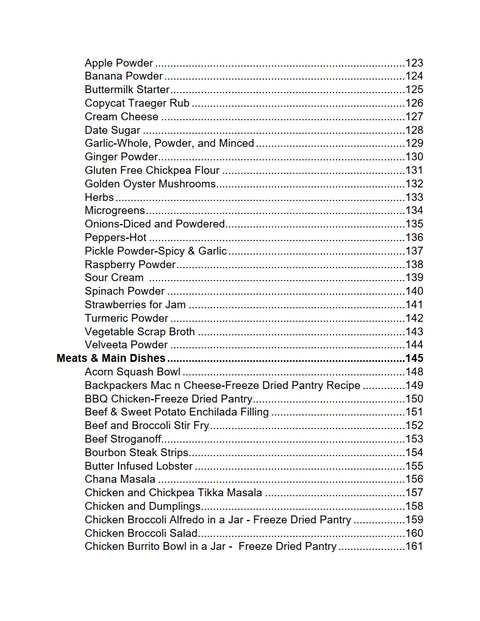 The Original Freeze Drying Cookbook - From Fresh to Forever
