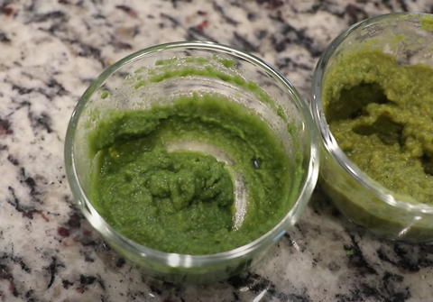 Apple Spinach Brown Rice Baby Food