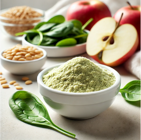 Apple Spinach Brown Rice Baby Food