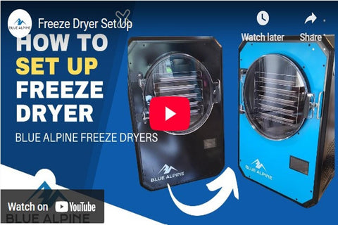 Blue Alpine-Setting Up Your Freeze Dryer
