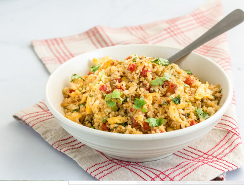 Cauliflower Quinoa Fried "Rice"