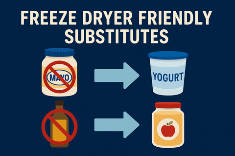 Substitutions For Freeze Dryer Friendly Recipes