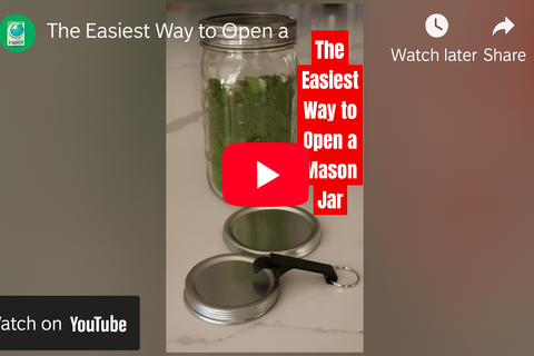 The Easiest Way to Open a Sealed Mason Jar