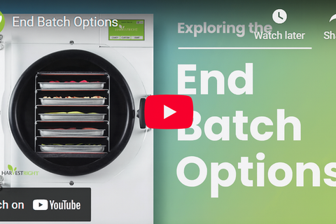 End Of Batch Options-Harvest Right Video