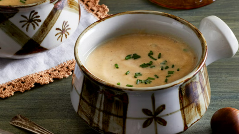 Chestnut and Leek Soup