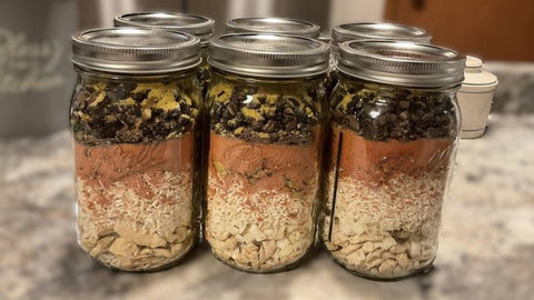 Chicken Burrito Bowl in a Jar - Freeze Dried Pantry