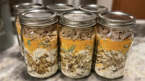 Chicken Noodle Skillet in a Jar - Freeze Dried Pantry