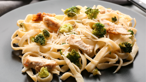 Chicken Broccoli Alfredo in a Jar - Freeze Dried Pantry