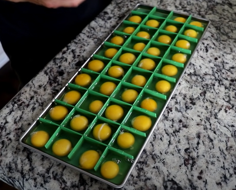 Raw Eggs: Freeze Dried and Rehydrated
