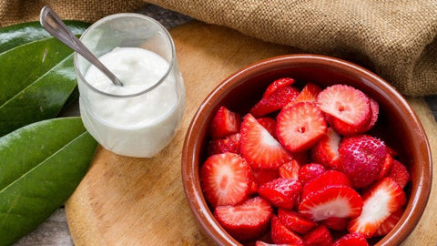 Greek Yogurt Strawberry Bites