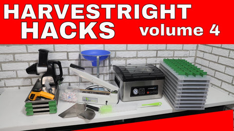 HARVESTRIGHT FREEZE DRYER HACKS Vol. 4- The Accessories You Need For your Freeze Dryer!