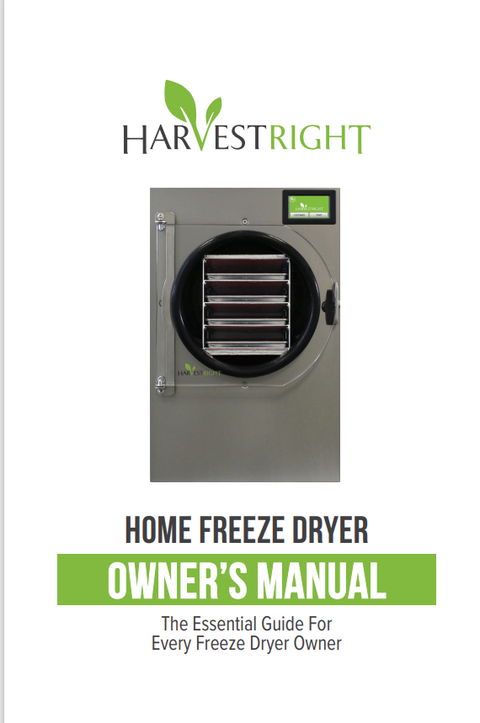Harvest Right Owners Manual
