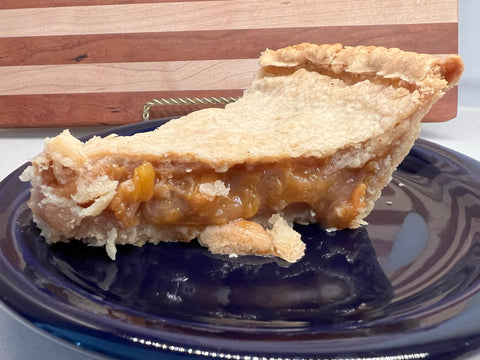 Peach Pie from Freeze Dried Peaches