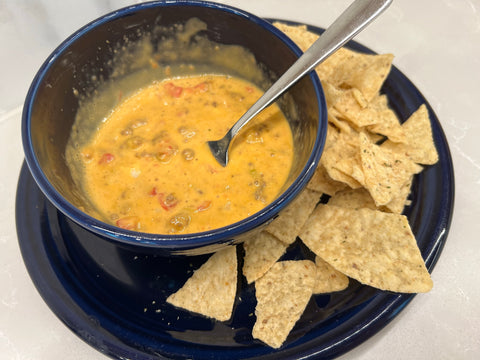 Queso from Freeze Dried Pantry Ingredients