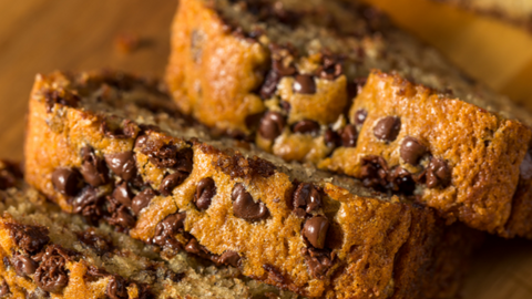 Peanut Butter Chocolate Chip Zucchini Biscotti