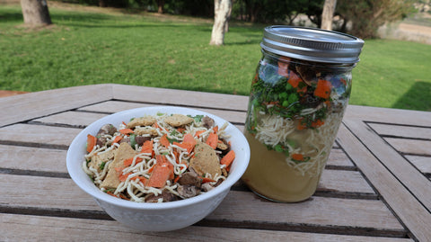 Homemade Ramen in a Jar