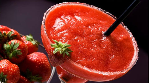 Strawberry Lemonade with Basil Slushy - Freeze Dried Pantry