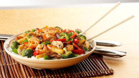 Surf and Turf Stir Fry