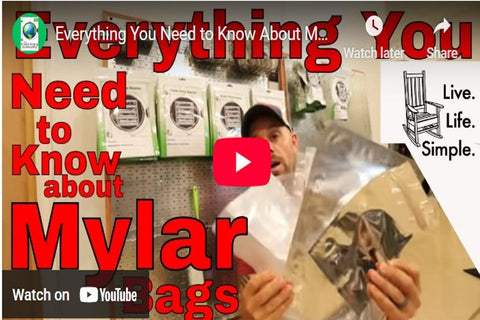 Everything You Need to Know About MYLAR Bags & Freeze Dried Food Storage