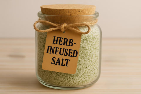 Herb-Infused Salt Jars-Freeze Dried Pantry