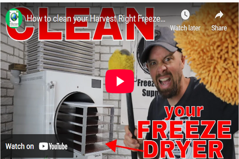 Cleaning Your Harvest Right Freeze Dryer