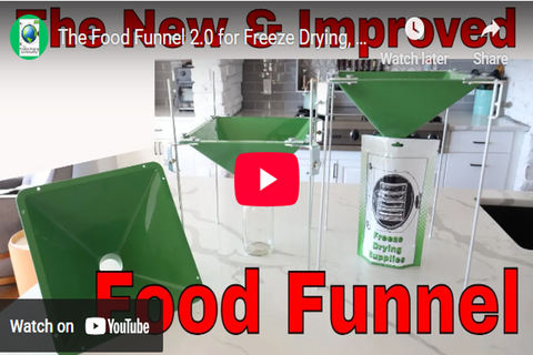 The Fastest Way to Bag Freeze Dried Food-The Food Funnel ™