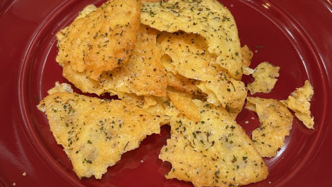 Twice Baked Cheese Chips