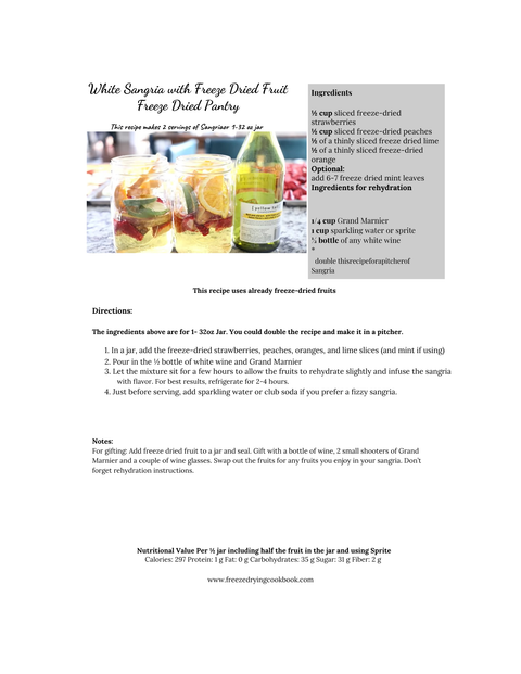 Gifts From The Freeze Dryer-Cookbook For Gift Giving PDF DOWNLOAD