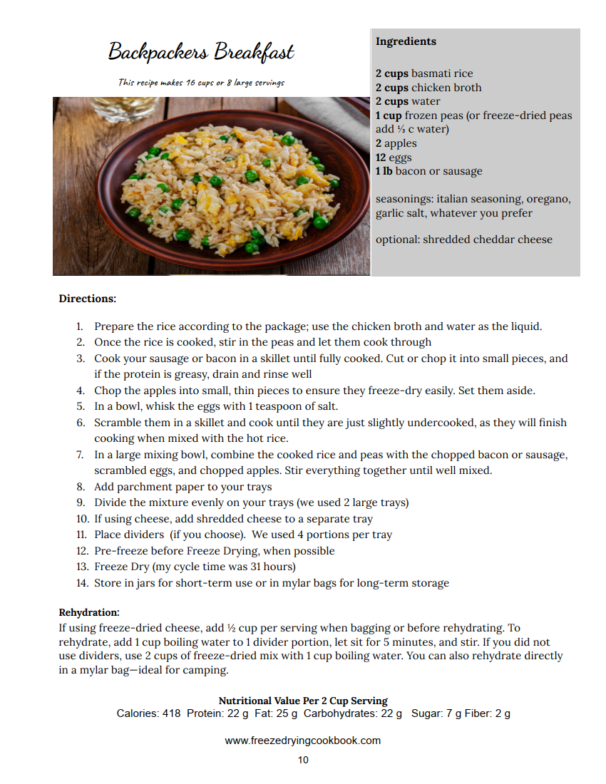 The Original Freeze Drying Cookbook - From Fresh to Forever PDF DOWNLOAD