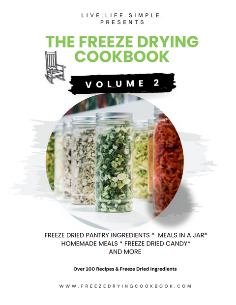 The Freeze Drying Cookbook Volume 1 or 2 Gift Card