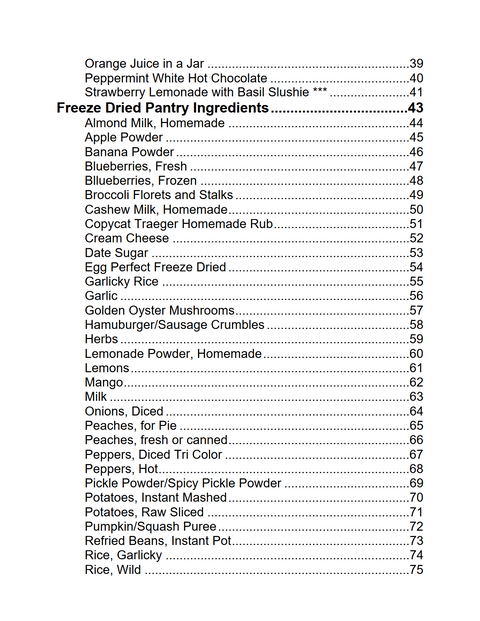 The Freeze Drying Cookbook Volume 2 (Physical Copy)